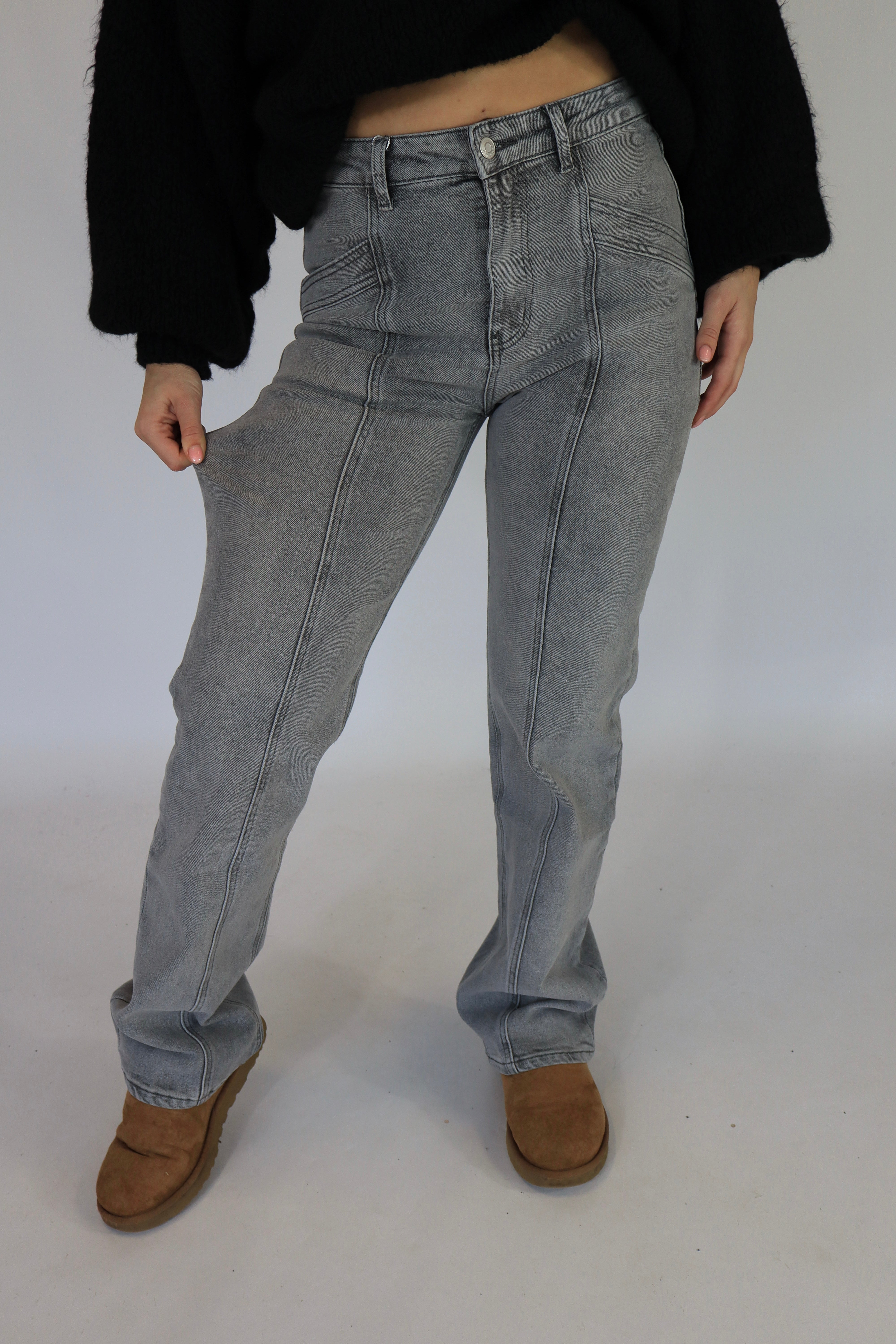 Merel Straight Leg Jeans - Stretch