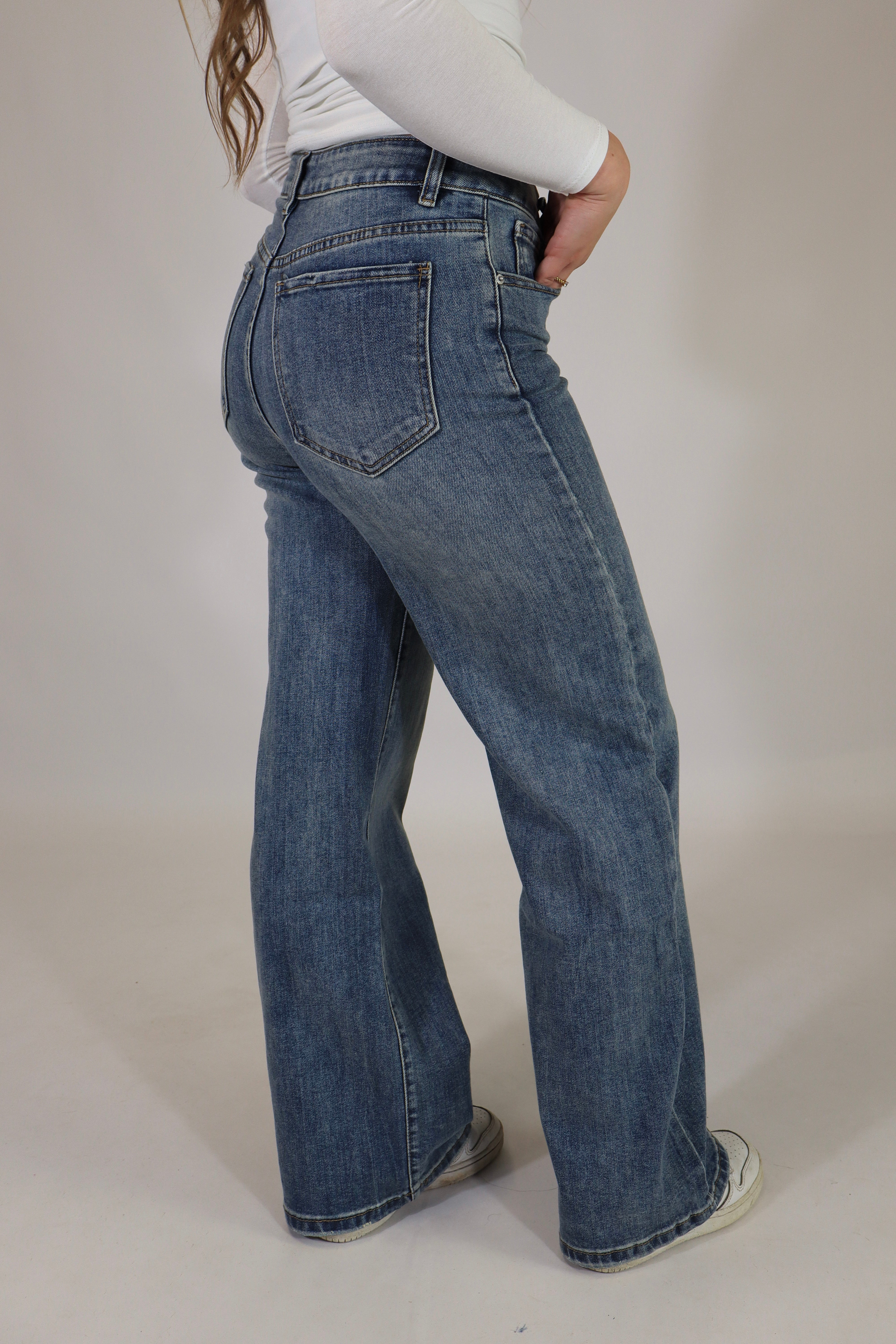 2819 Wide Leg Jeans - Stretch