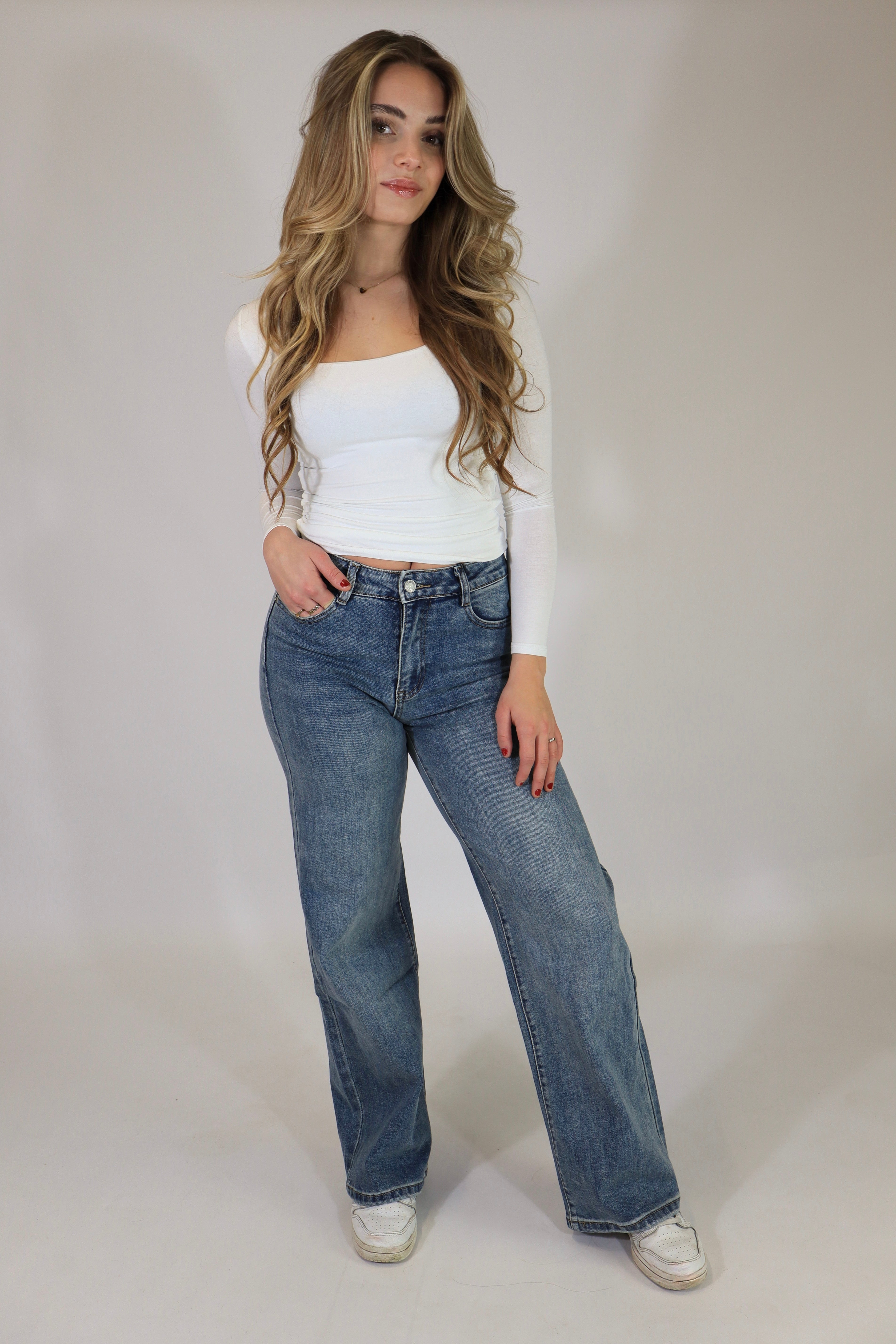 2819 Wide Leg Jeans - Stretch