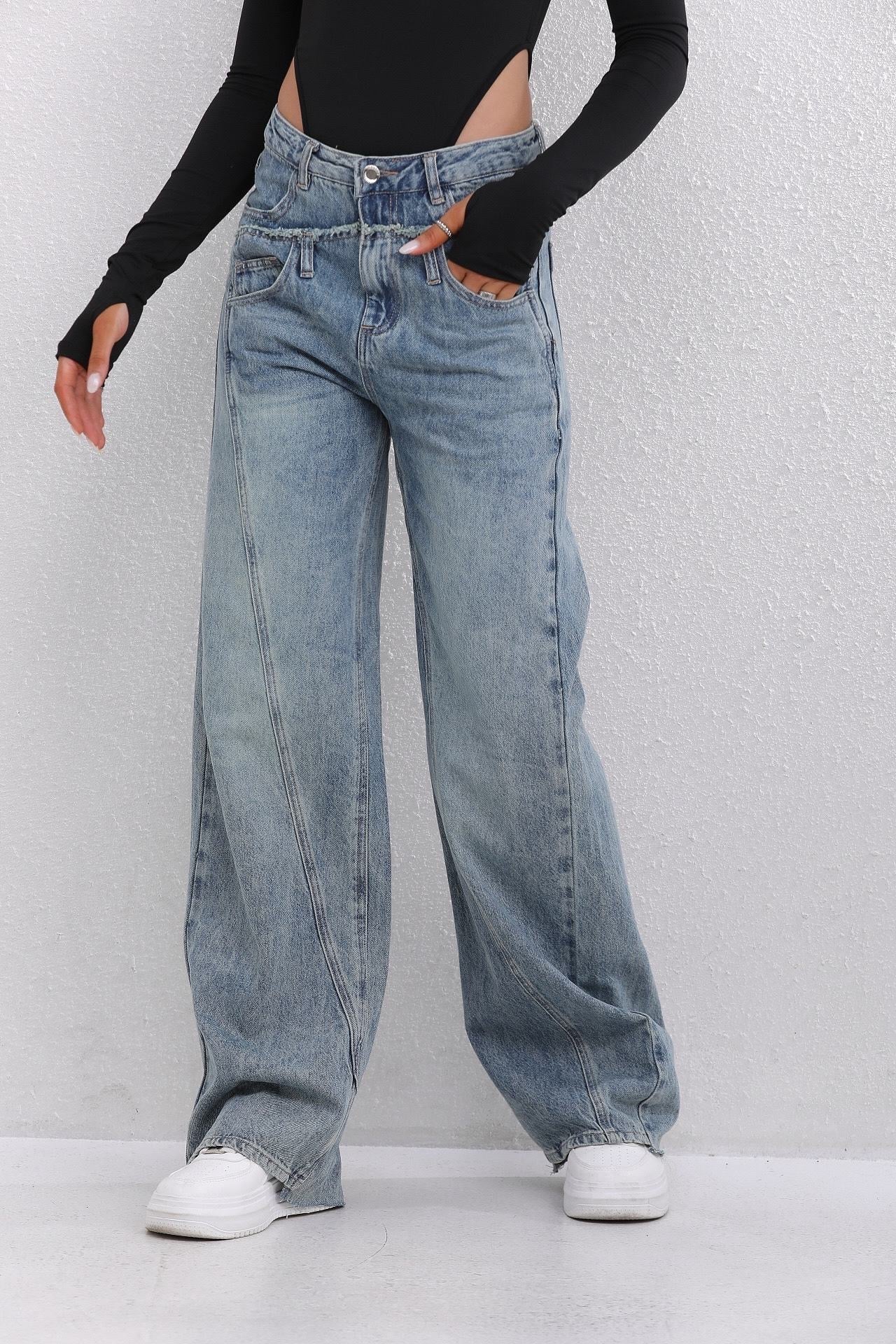 2046 Wide Leg Jeans - Non Stretch