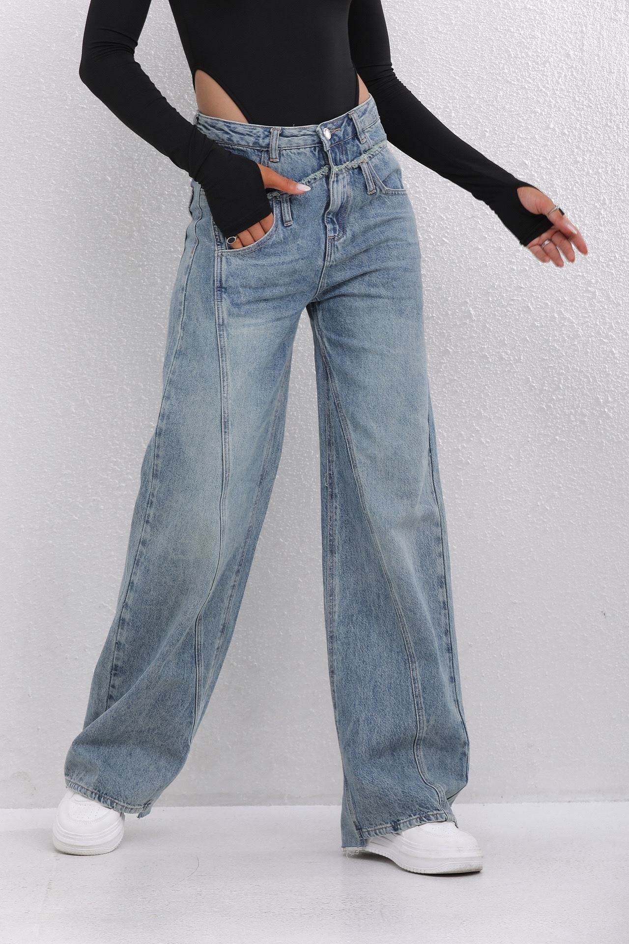 2046 Wide Leg Jeans - Non Stretch