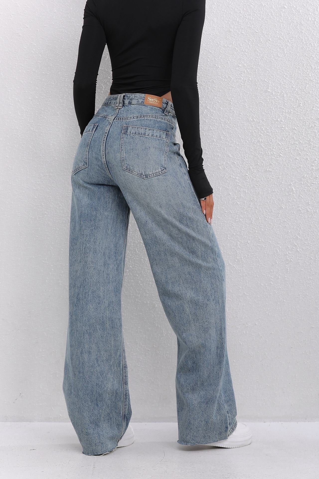 2046 Wide Leg Jeans - Non Stretch